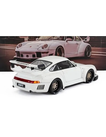 1/18 PORSCHE 911 993 RWB RAUH-WELT FURUSATO SIDNEY HOFFMANN COUPE 1995 - WHITE W1807002 WERK83