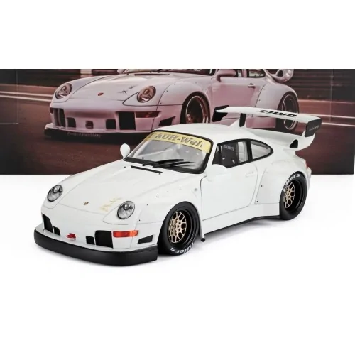 1/18 PORSCHE 911 993 RWB RAUH-WELT FURUSATO SIDNEY HOFFMANN COUPE 1995 - WHITE W1807002 WERK83
