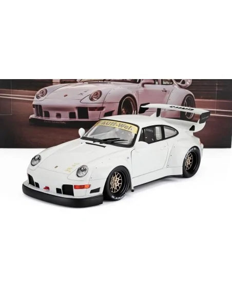 1/18 PORSCHE 911 993 RWB RAUH-WELT FURUSATO SIDNEY HOFFMANN COUPE 1995 - WHITE W1807002 WERK83