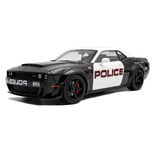 1/18 DODGE CHALLENGER R/T SCAT PACK WIDEBODY 2023 HIGHWAY POLICE S1805715 SOLIDO