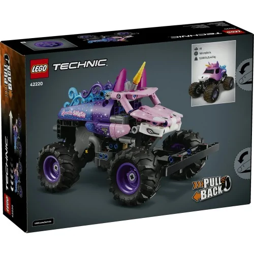 Monster Jam Sparkle Smash a retrocarica LEGO TECHNIC 42220 LEGO