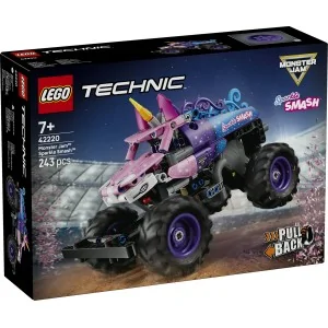 Monster Jam Sparkle Smash a retrocarica LEGO TECHNIC 42220 LEGO