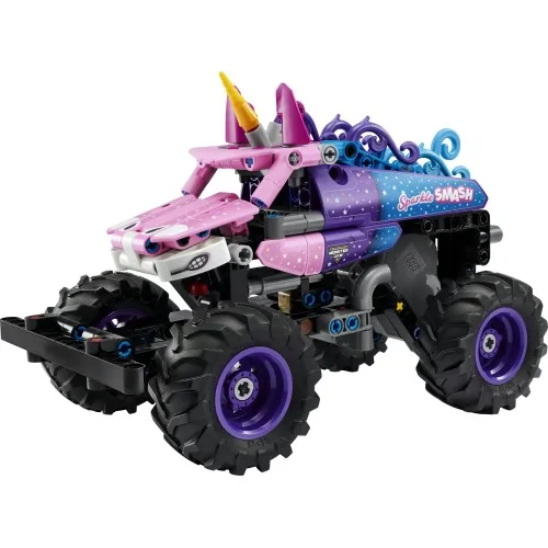 Monster Jam Sparkle Smash a retrocarica LEGO TECHNIC 42220 LEGO