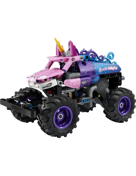 Monster Jam Sparkle Smash a retrocarica LEGO TECHNIC 42220 LEGO