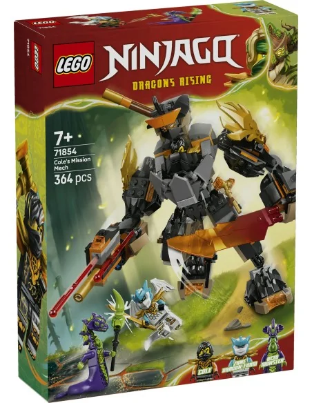 Mech della missione di Cole e drago Zane LEGO NINJAGO 71854 LEGO