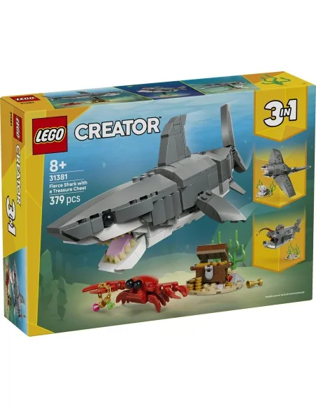 Squalo con scrigno del tesoro LEGO CREATOR 31381 LEGO