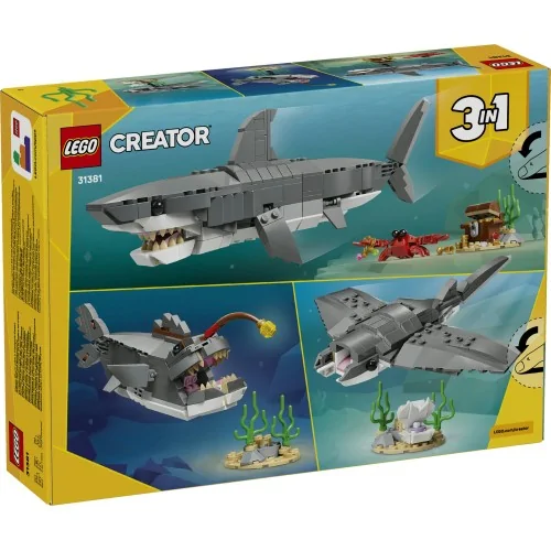 Squalo con scrigno del tesoro LEGO CREATOR 31381 LEGO