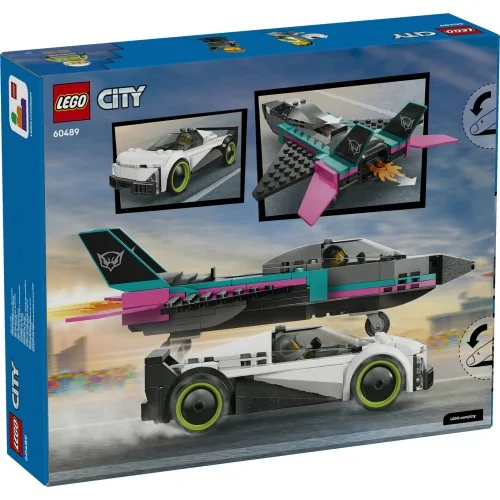 Jet contro Auto sportiva LEGO CITY 60489 LEGO