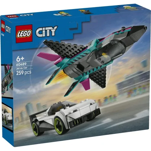 Jet contro Auto sportiva LEGO CITY 60489 LEGO