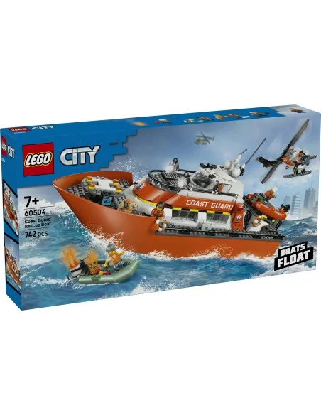 Motoscafo di soccorso ed elicottero della Guardia Costiera LEGO CITY 60504 LEGO
