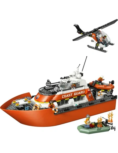 Motoscafo di soccorso ed elicottero della Guardia Costiera LEGO CITY 60504 LEGO Motoscafo di soccorso ed elicottero della Guardia Costiera LEGO CITY 60504 LEGO