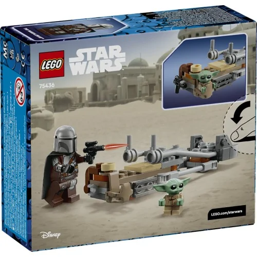 Speeder Bike del Mandaloriano e di Grogu LEGO STAR WARS 75436 LEGO