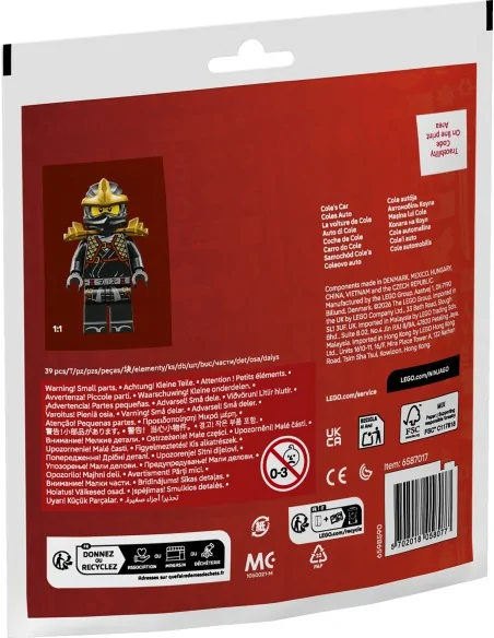 Auto ninja di Cole LEGO NINJAGO POLYBAG 30723 LEGO