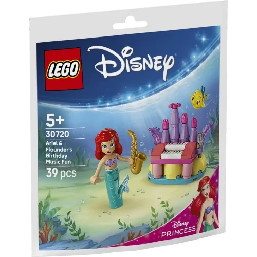 Divertimento musicale per il compleanno di Ariel e Flounder LEGO DISNEY POLYBAG 30720 LEGO