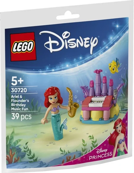 Divertimento musicale per il compleanno di Ariel e Flounder LEGO DISNEY POLYBAG 30720 LEGO