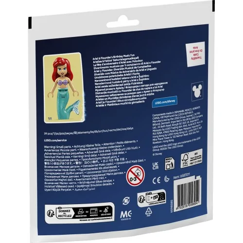 Divertimento musicale per il compleanno di Ariel e Flounder LEGO DISNEY POLYBAG 30720 LEGO