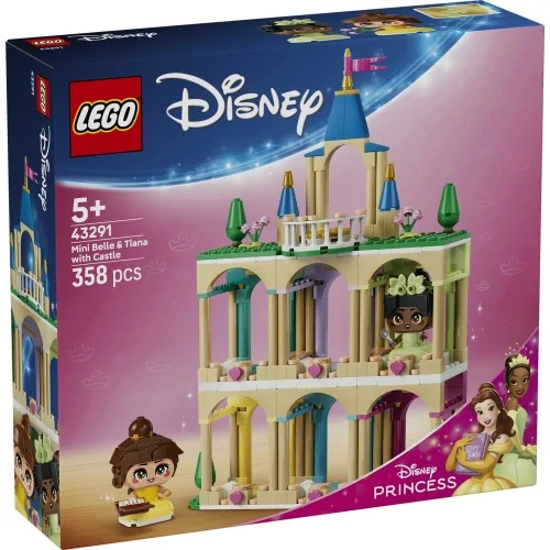 Mini-Belle e Mini-Tiana con Castello LEGO DISNEY 43291 LEGO