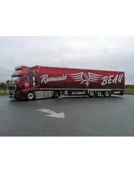1/50 Volvo FH03 Globetrotter XL con semirimorchio frigo Beau - La Faucheuse TEKNO 88418 TEKNO 1/50 Volvo FH03 Globetrotter XL con semirimorchio frigo Beau - La Faucheuse TEKNO 88418 TEKNO