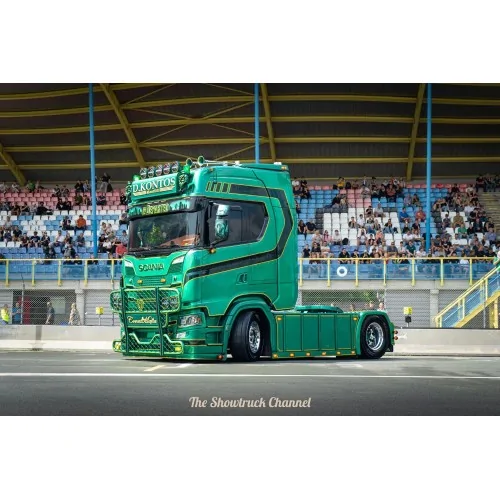 1/50 Scania NGS 4x2 con semirimorchio porta container 3 assi Contlift TEKNO 90482 TEKNO