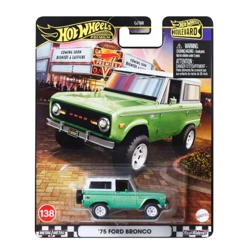 1/64 '75 Ford Bronco HOT WHEELS JBL12 HOT WHEELS