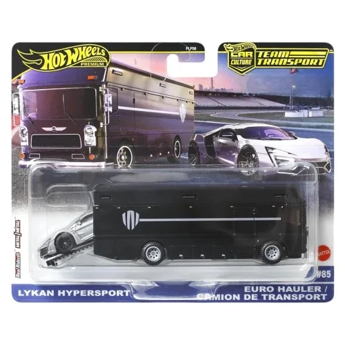 1/64 Lykan Hypersport + Euro Hauler HOT WHEELS JBM39 HOT WHEELS
