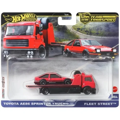 1/64 TOYOTA AE86 SPRINTER TRUENO E FLEET STREET HOT WHEELS JBM40 HOT WHEELS