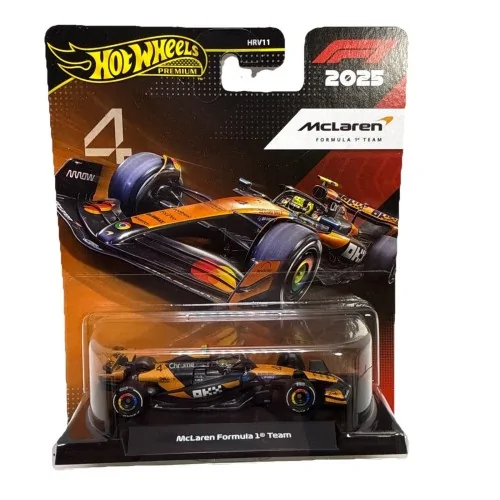 1/64 F1 2025 McLaren n4 lando norris HOT WHEELS JKD88 HOT WHEELS