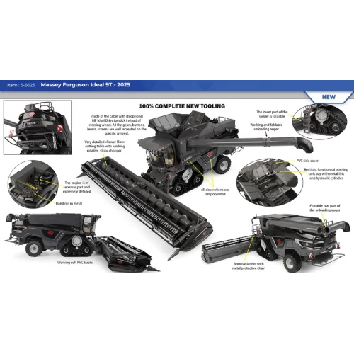 1/32 Massey ferguson Ideal 9T 2025 UH6623 UNIVERSAL HOBBIES