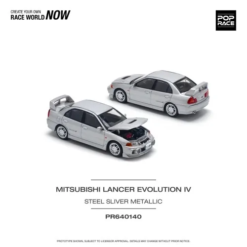 1/64 Mitsubishi Lancer Evolution IV PR640140 POP RACE