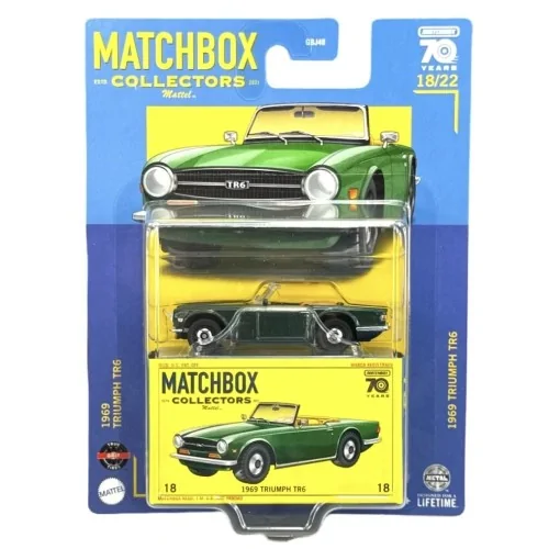1/64 1969 TRIUMPH TR6 MATCHBOX HLJ63 MATCHBOX