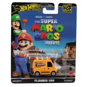 1/64 Plumber Van Super Mario Bros Movie HOT WHEELS HXF03 HOT WHEELS