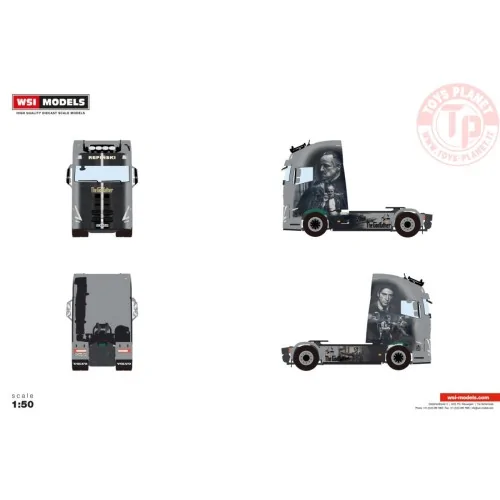VOLVO FH5 GLOBETROTTER XL 4X2 Repinski Godfather WSI 01-4971 WSI MODELS