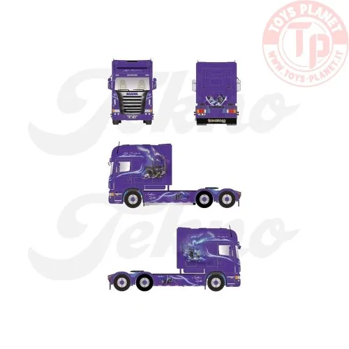 Scania R-serie Longline 6x4 Jukka Hanhisuanto TEKNO 85111 TEKNO