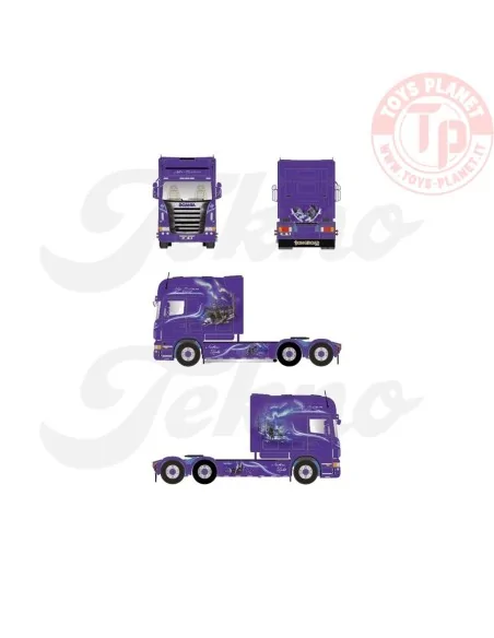 Scania R-serie Longline 6x4 Jukka Hanhisuanto TEKNO 85111 TEKNO