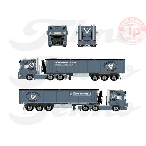 Scania Next Gen Highline 6x2 met 3-assige kipper Vornhagen TEKNO 86968 TEKNO