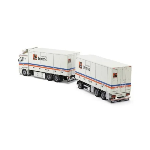 Scania 4-series 164-580 truck with 3-axle trailer Linjegods TEKNO 86459 TEKNO