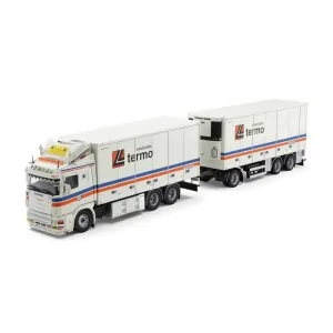 Scania 4-series 164-580 truck with 3-axle trailer Linjegods TEKNO 86459 TEKNO