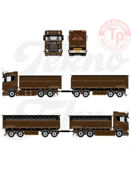 Scania Next Gen S-series Highline rigid truck with a trailer Jesper V. Sorensen TEKNO 86010 TEKNO Scania Next Gen S-series Highline rigid truck with a trailer Jesper V. Sorensen TEKNO 86010 TEKNO