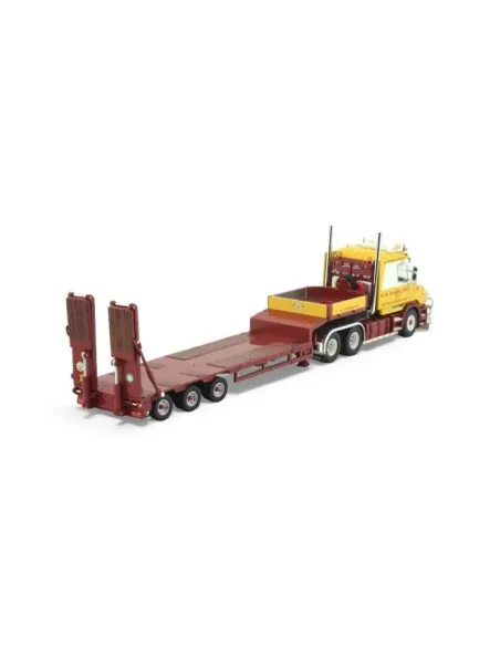 Scania 4-serie Torpedo met 3-assige semi dieplader Overland TEKNO 85268 TEKNO Scania 4-serie Torpedo met 3-assige semi dieplader Overland TEKNO 85268 TEKNO