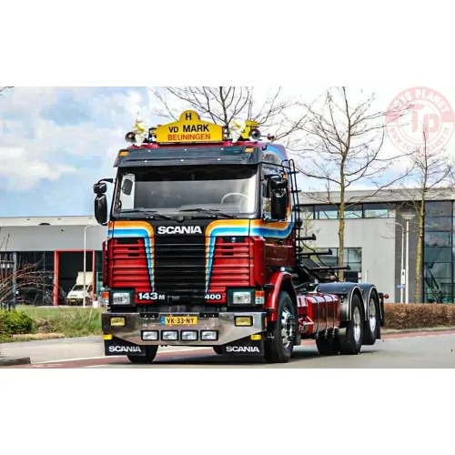 Scania 143 Topline met NCH systeem en flatbed Patrick van der Mark TEKNO 88708 TEKNO