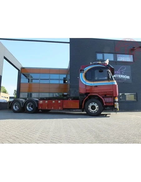 Scania 143 Topline met NCH systeem en flatbed Patrick van der Mark TEKNO 88708 TEKNO Scania 143 Topline met NCH systeem en flatbed Patrick van der Mark TEKNO 88708 TEKNO