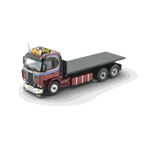 Scania 143 Topline met NCH systeem en flatbed Patrick van der Mark TEKNO 88708 TEKNO