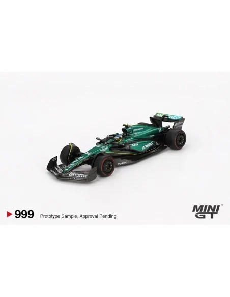 1/64 Aston Martin AMR24 n14 Fernando Alonso F1 Bahrain GP 2024 MGT00999-L Mini Gt