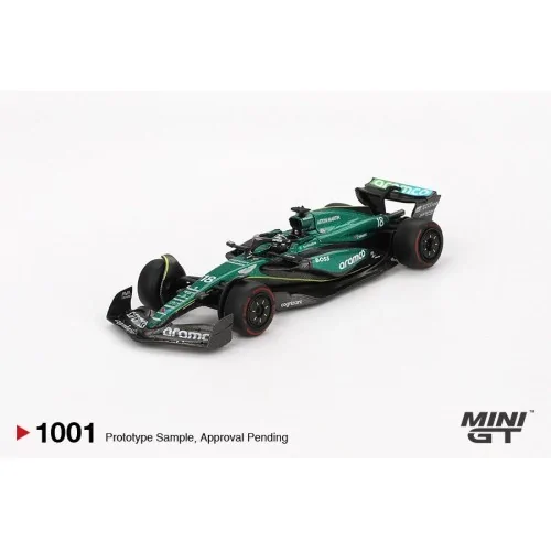 1/64 ASTON MARTIN AMR24 N18 LANCE STROLL BAHRAIN GP 2024 MGT01001-L Mini Gt