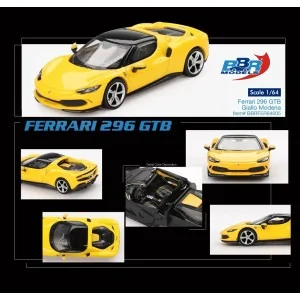 1/64 FERRARI 296 GTB GIALLO MODENA 2024 BBRFER64005 BBR MODELS 1:64