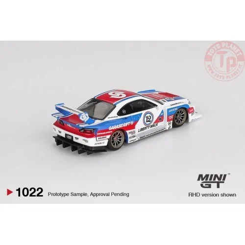 1:64 NISSAN SILVIA S15 LB-SUPER SILHOUETTE GARASIDRIFT X LBWK 2025 MGT01022-R MINI GT
