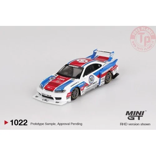 1:64 NISSAN SILVIA S15 LB-SUPER SILHOUETTE GARASIDRIFT X LBWK 2025 MGT01022-R MINI GT