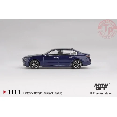 1:64 BMW I7 XDRIVE60 TANZANITE BLUE METALLIC 2022 MGT01111-L Mini Gt