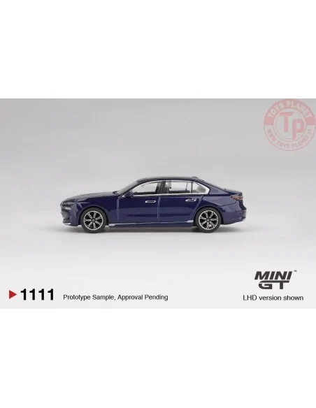 1:64 BMW I7 XDRIVE60 TANZANITE BLUE METALLIC 2022 MGT01111-L Mini Gt