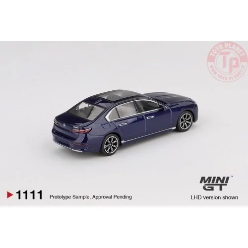 1:64 BMW I7 XDRIVE60 TANZANITE BLUE METALLIC 2022 MGT01111-L Mini Gt